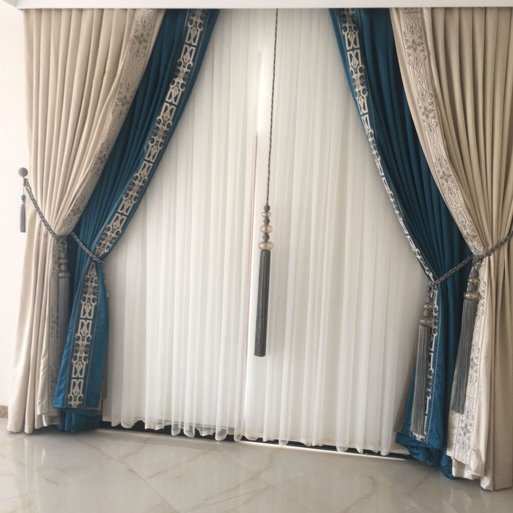 Modern Living Room Curtains Interior Design