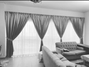 Stylish curtain blinds UAE