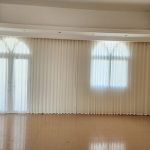 Sheer ripple fold curtains