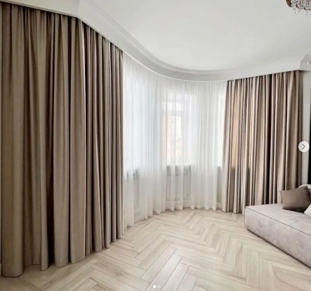 Luxury Fabric Curtains in Dubai
